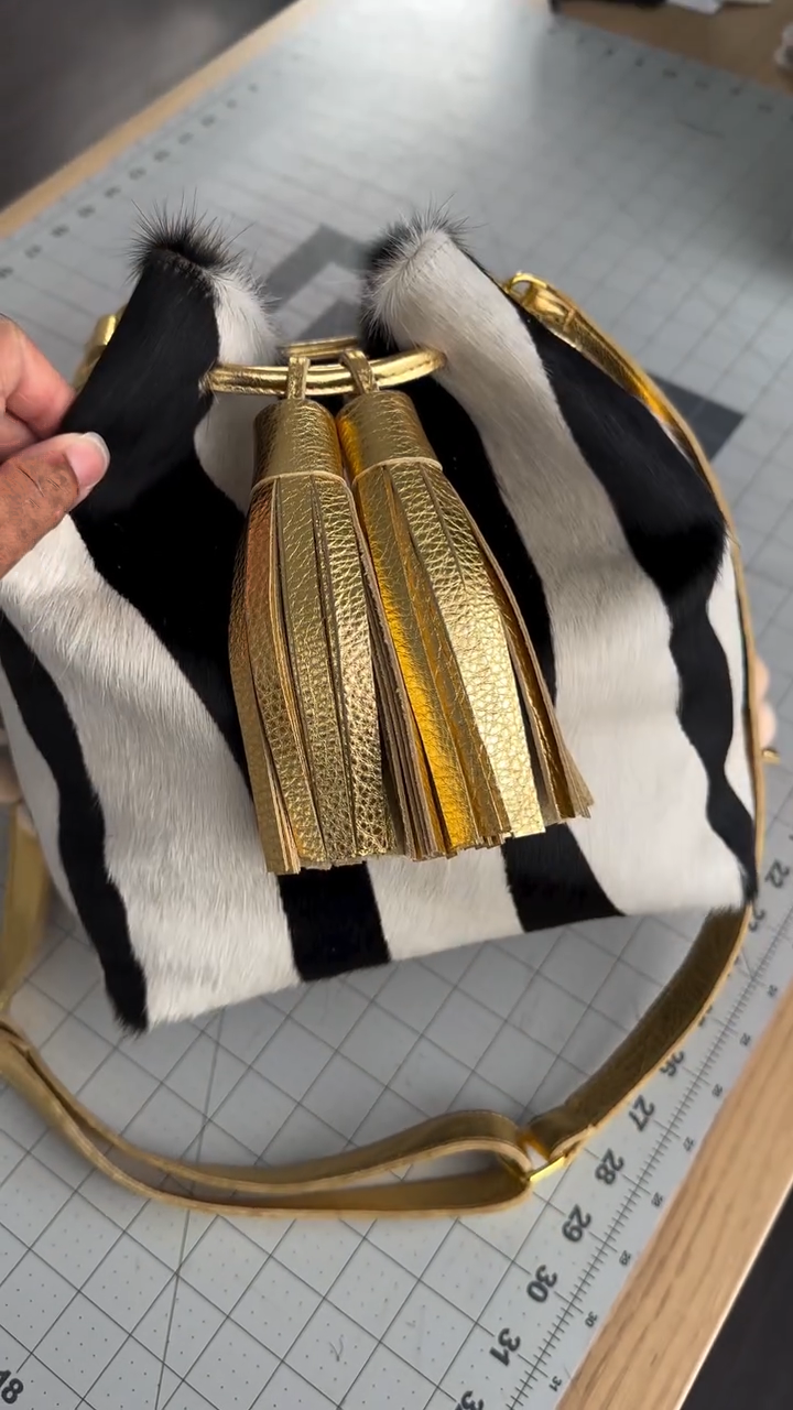 New! Striped Tote