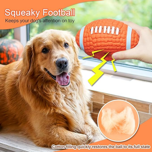 Bite Resistant Rugby Sound Toy